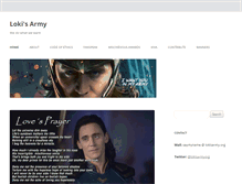 Tablet Screenshot of lokisarmy.org